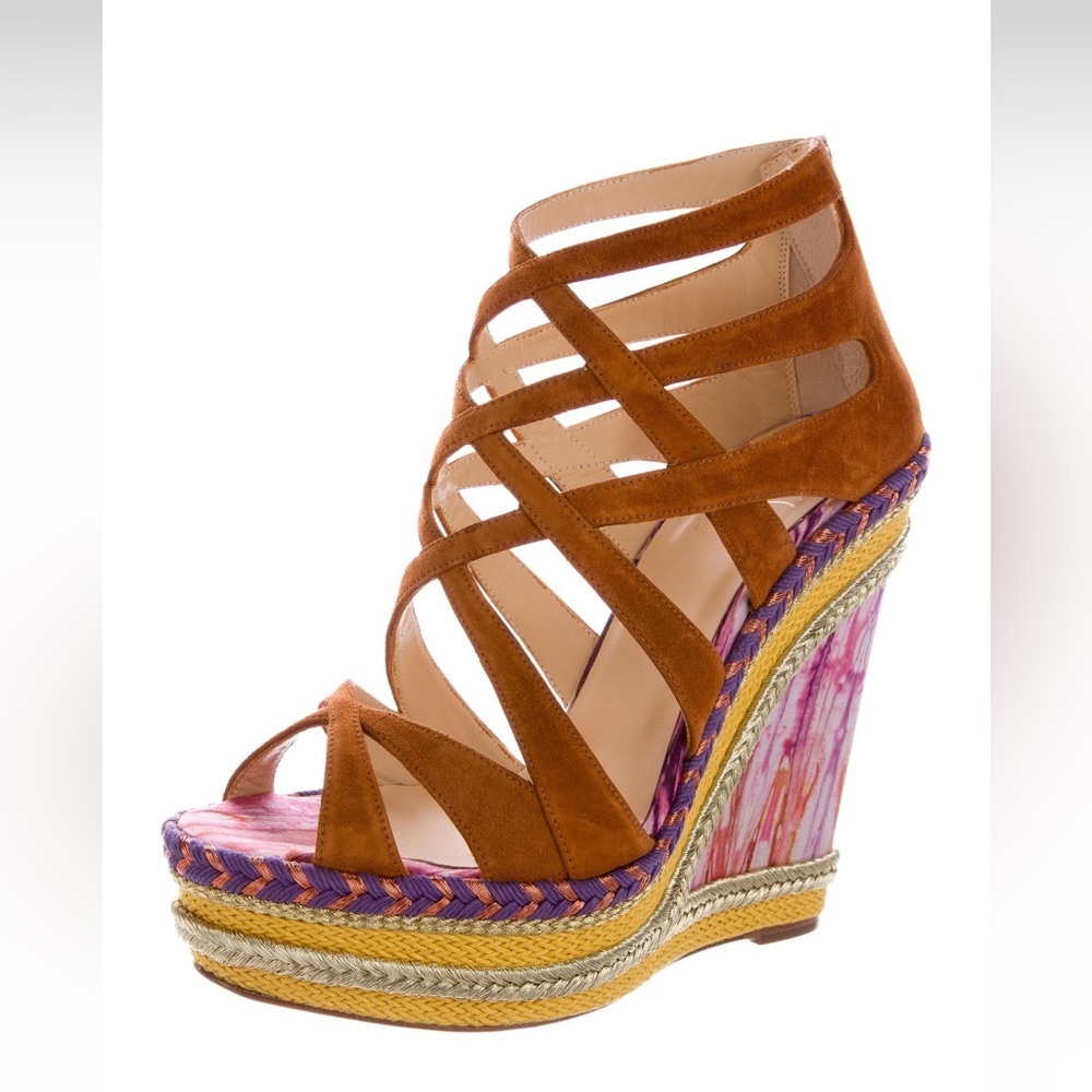 Christian Louboutin-Tosca 140 Wedge Sandals - with box!!!